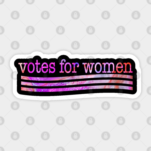 Votes for Women Sticker by Yous Sef